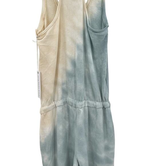 Young Fabulous & Broke Eberhart Tie-Dye Jumpsuit Blue Cream Size Small - Picture 10 of 15